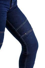 Pantalon Black Label Biker Sturgis Mujer Azul